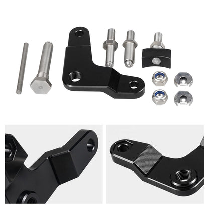 Aluminum Shifter Side to Side Relay Lever Assembly For 5 Speed 02J MQ250 Transmission Golf MK4 MK5 MK6 MK7 For Audi A3 8V TT MK3 Carrot Top Tuning