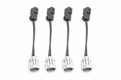 Bosch EV1 VW Audi / Honda OBD1 to Denso (Top Style) Injector Adapter Harness Carrot Top Tuning