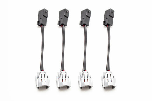 Bosch EV1 VW Audi / Honda OBD1 to Denso (Top Style) Injector Adapter Harness Carrot Top Tuning