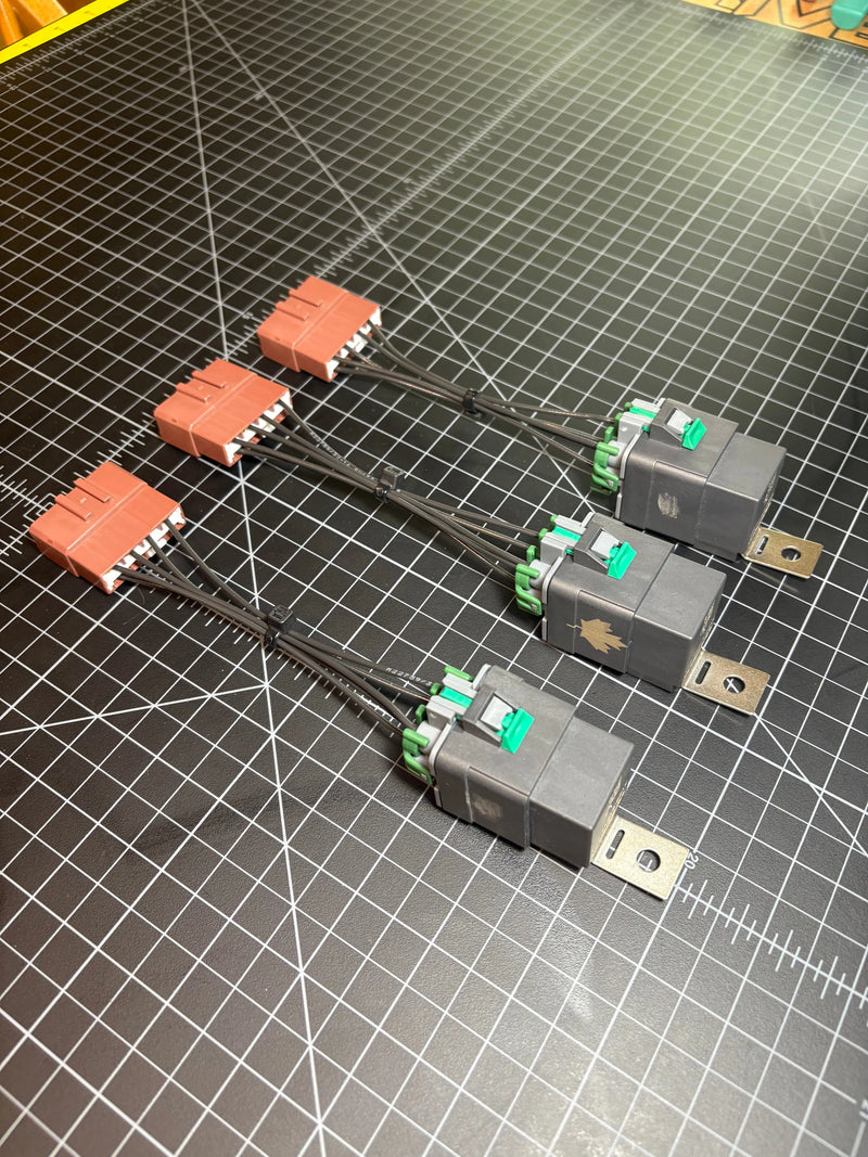 Honda main relay 40a 4-pin conversion kit with mil-spec wiring and sealed relay