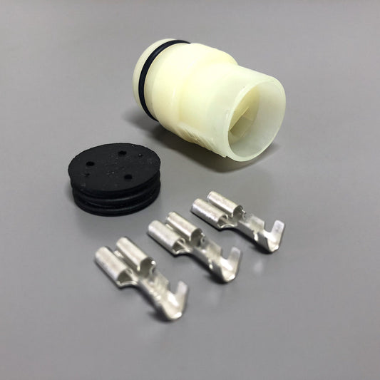 Nippon Denso 3-Pin Round Alternator Regulator Connector Plug Kit Carrot Top Tuning