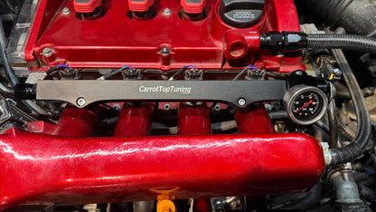 1.8T High Flow Fuel Rail | AN Fitting Ready | Audi Volkswagen Carrot Top Tuning