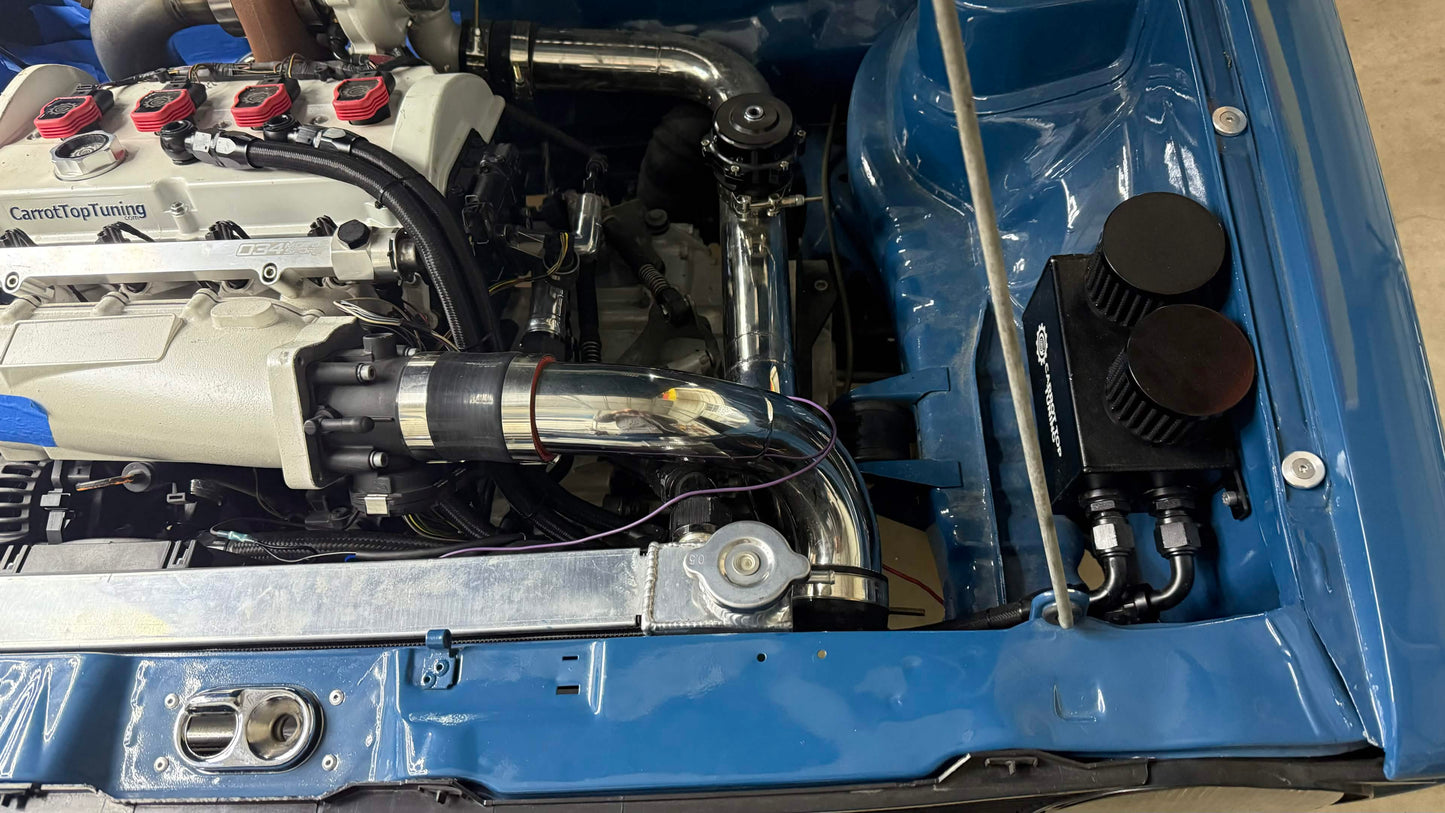VW 1.8T PnP Dual Breather Oil Catch Can Kit for MK1/MK2 Golf GTI Rabbit Jetta Carrot Top Tuning