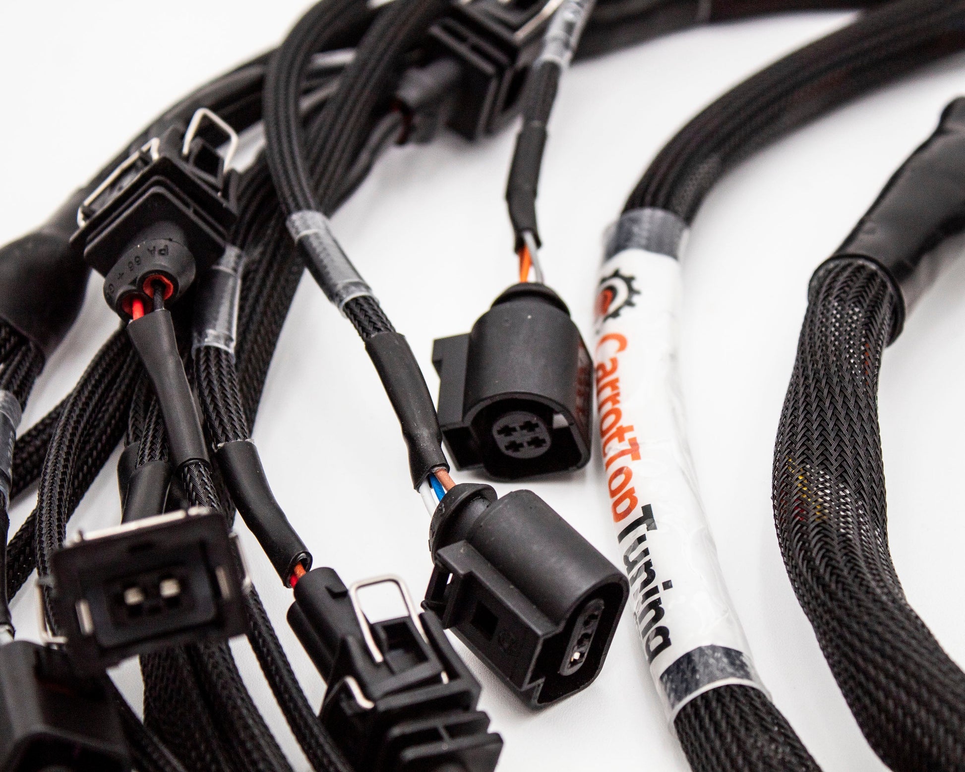 OEM+ 1.8T 40 Pin Complete Engine Harness Narrowband/Wideband ECU's | VW Audi Seat Skoda MK4 Carrot Top Tuning