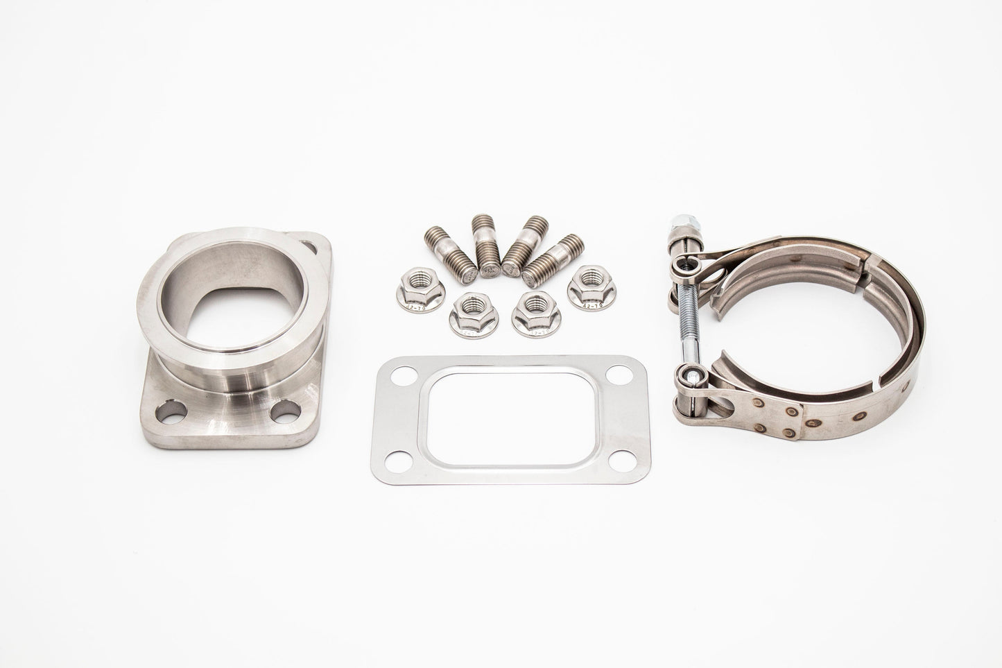 SS304 CNC Cast T3 to GT / GTX / G Series / Precision PTE Tial Turbo V-Band (VBand) Inlet Adapter Flange Carrot Top Tuning