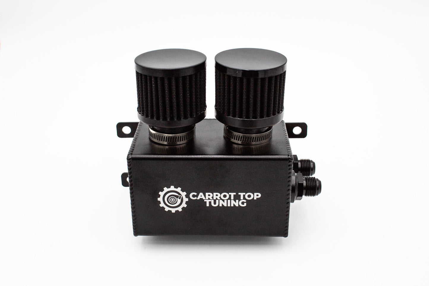 VW 1.8T PnP Dual Breather Oil Catch Can Kit for MK1/MK2 Golf GTI Rabbit Jetta Carrot Top Tuning