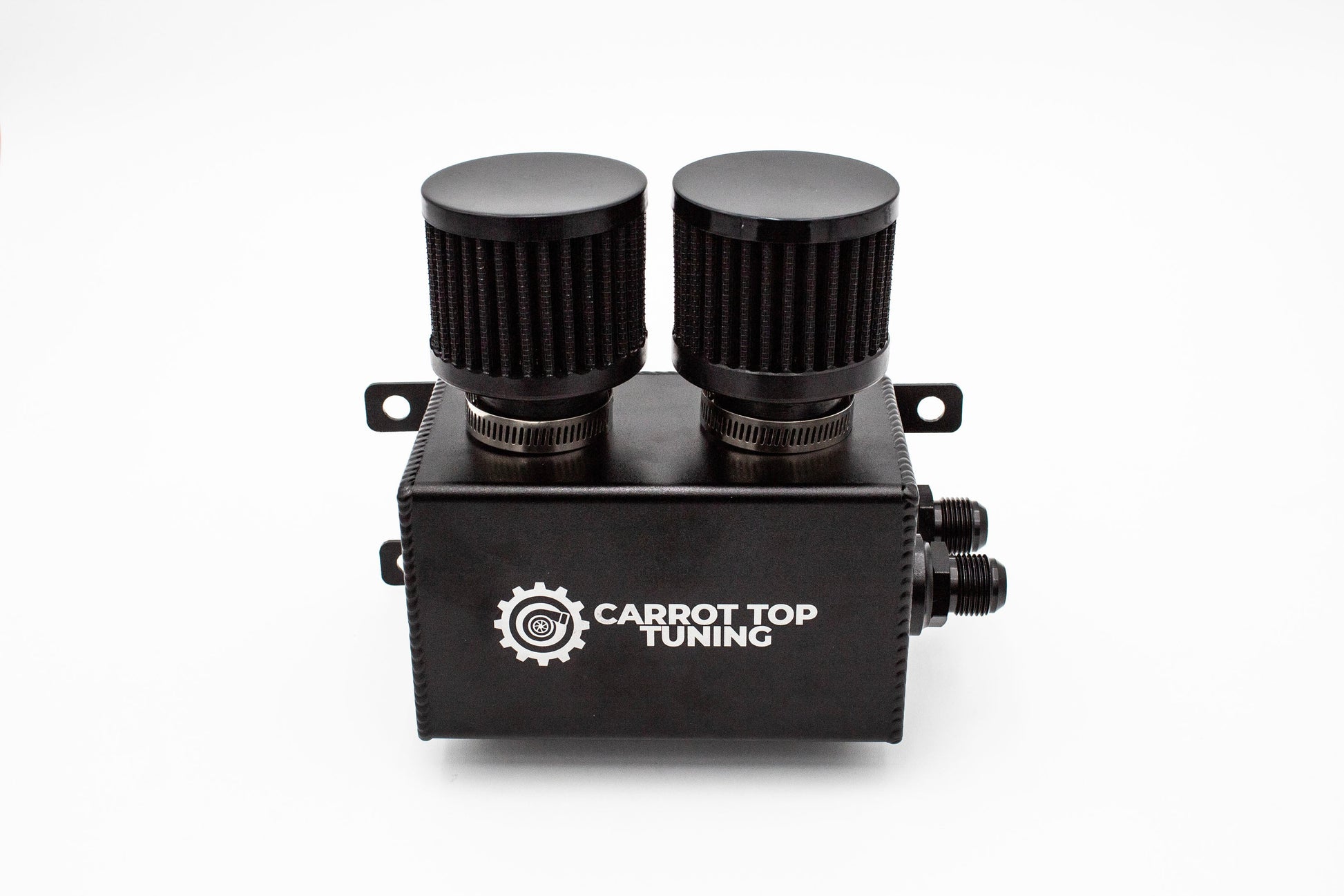 VW 1.8T PnP Dual Breather Oil Catch Can Kit for MK1/MK2 Golf GTI Rabbit Jetta Carrot Top Tuning