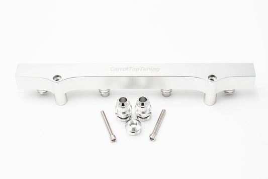 1.8T High Flow Fuel Rail | AN Fitting Ready | Audi Volkswagen Carrot Top Tuning