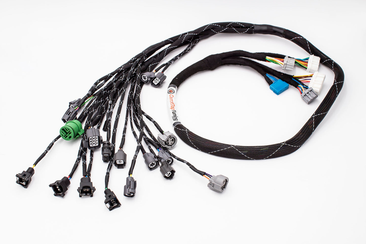 D & B-Series OBD1 Tucked Engine Harness Kit w/ Subharness | 96-98 Civic EK Carrot Top Tuning