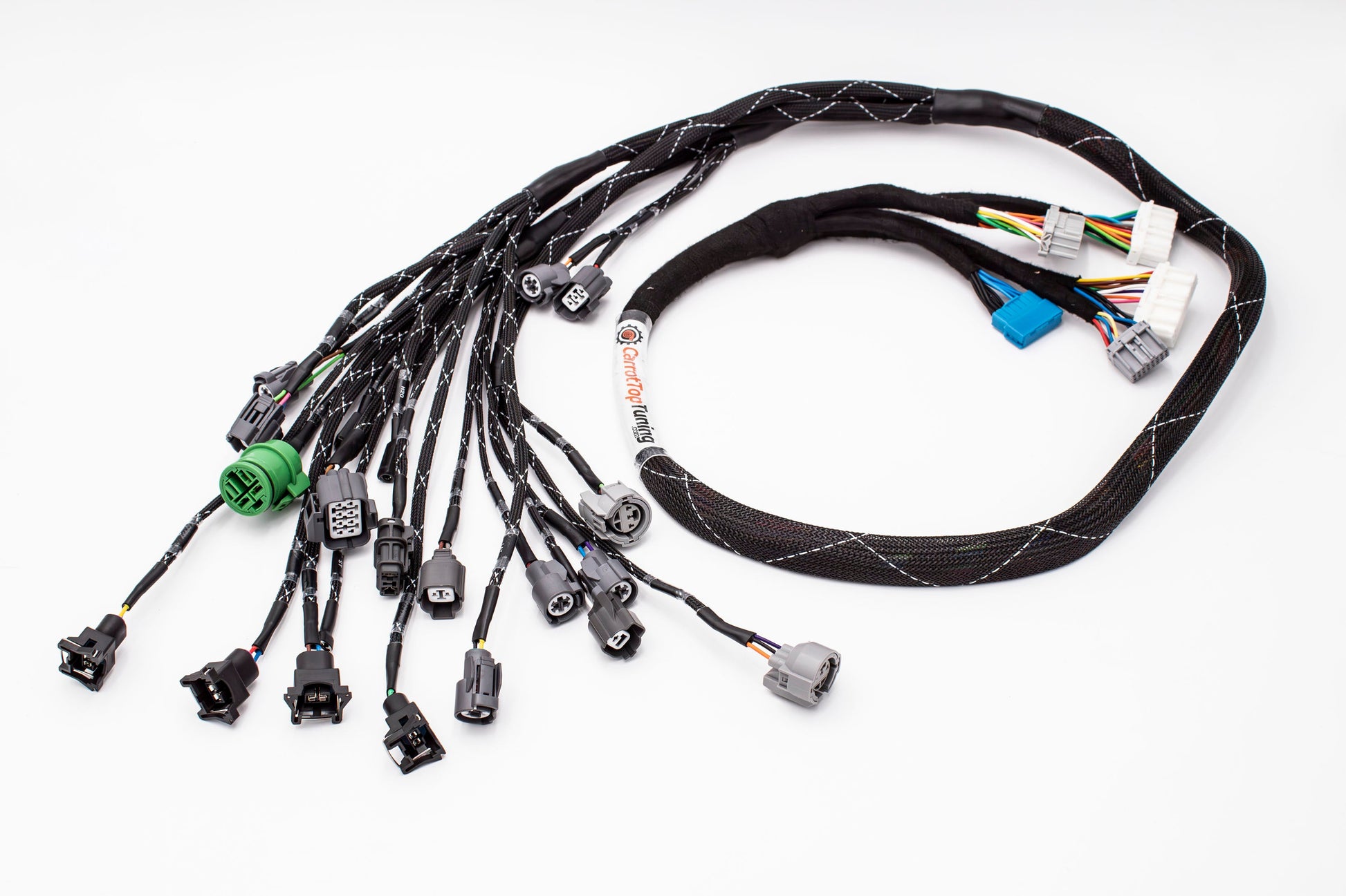 D & B-Series OBD1 Tucked Engine Harness Kit w/ Subharness | 92-96 Honda Prelude Carrot Top Tuning