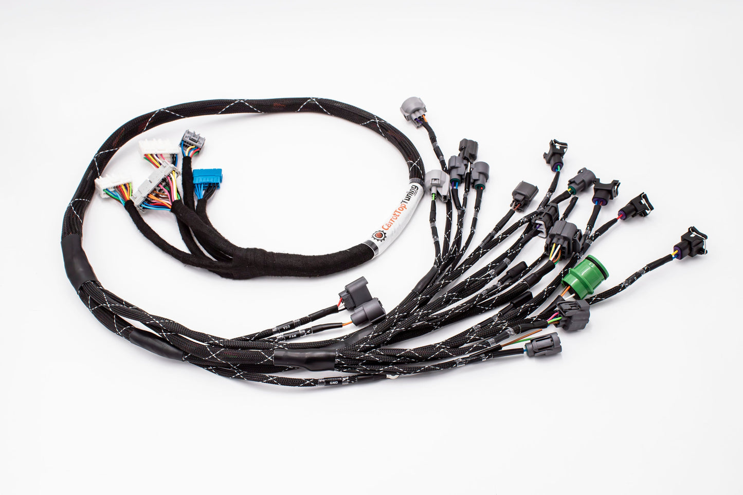 D & B-Series OBD1 Tucked Engine Harness Kit w/ Subharness | 96-98 Civic EK Carrot Top Tuning