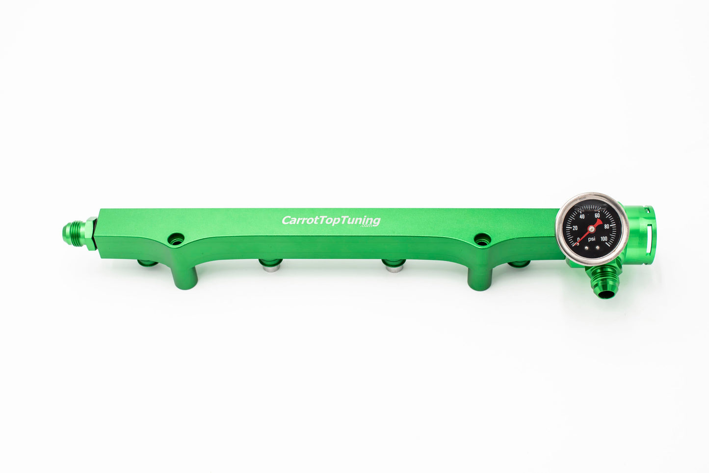 1.8T High Flow Fuel Rail | AN Fitting Ready | Audi Volkswagen Carrot Top Tuning