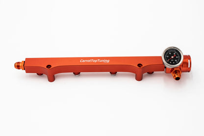 1.8T High Flow Fuel Rail | AN Fitting Ready | Audi Volkswagen Carrot Top Tuning