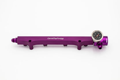 1.8T High Flow Fuel Rail | AN Fitting Ready | Audi Volkswagen Carrot Top Tuning