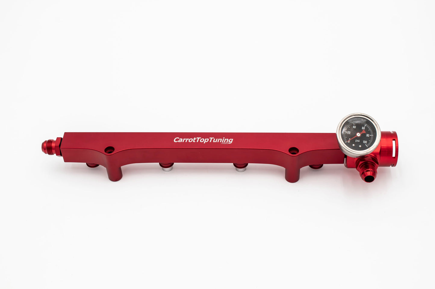 1.8T High Flow Fuel Rail | AN Fitting Ready | Audi Volkswagen Carrot Top Tuning