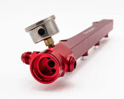 1.8T High Flow Fuel Rail | AN Fitting Ready | Audi Volkswagen Carrot Top Tuning