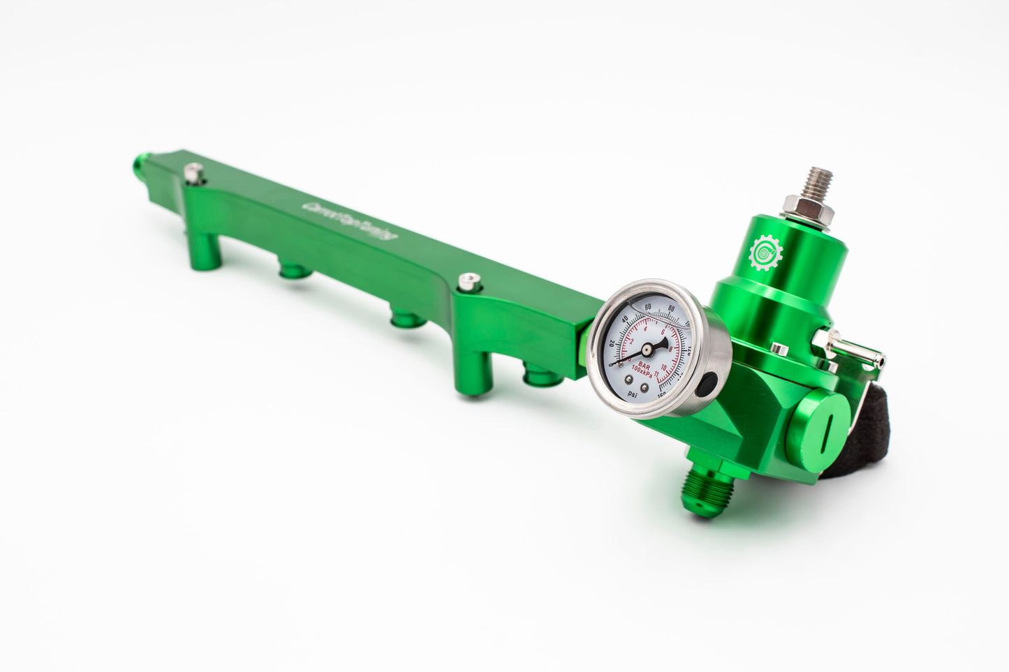 1.8T High Flow Fuel Rail w/ Adjustable FPR (Fuel Pressure Regulator) | AN Fitting Ready | Audi Volkswagen Carrot Top Tuning