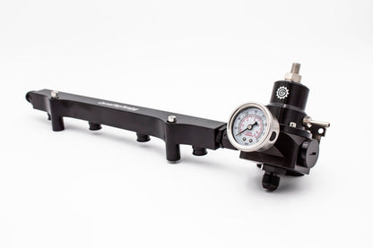 1.8T High Flow Fuel Rail w/ Adjustable FPR (Fuel Pressure Regulator) | AN Fitting Ready | Audi Volkswagen Carrot Top Tuning