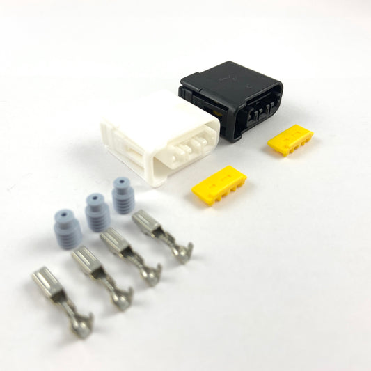 3-Way Black + White Connector Kit for Subaru Impreza WRX STI EJ20 EJ25 Ignition Coil (22-20 AWG) Carrot Top Tuning