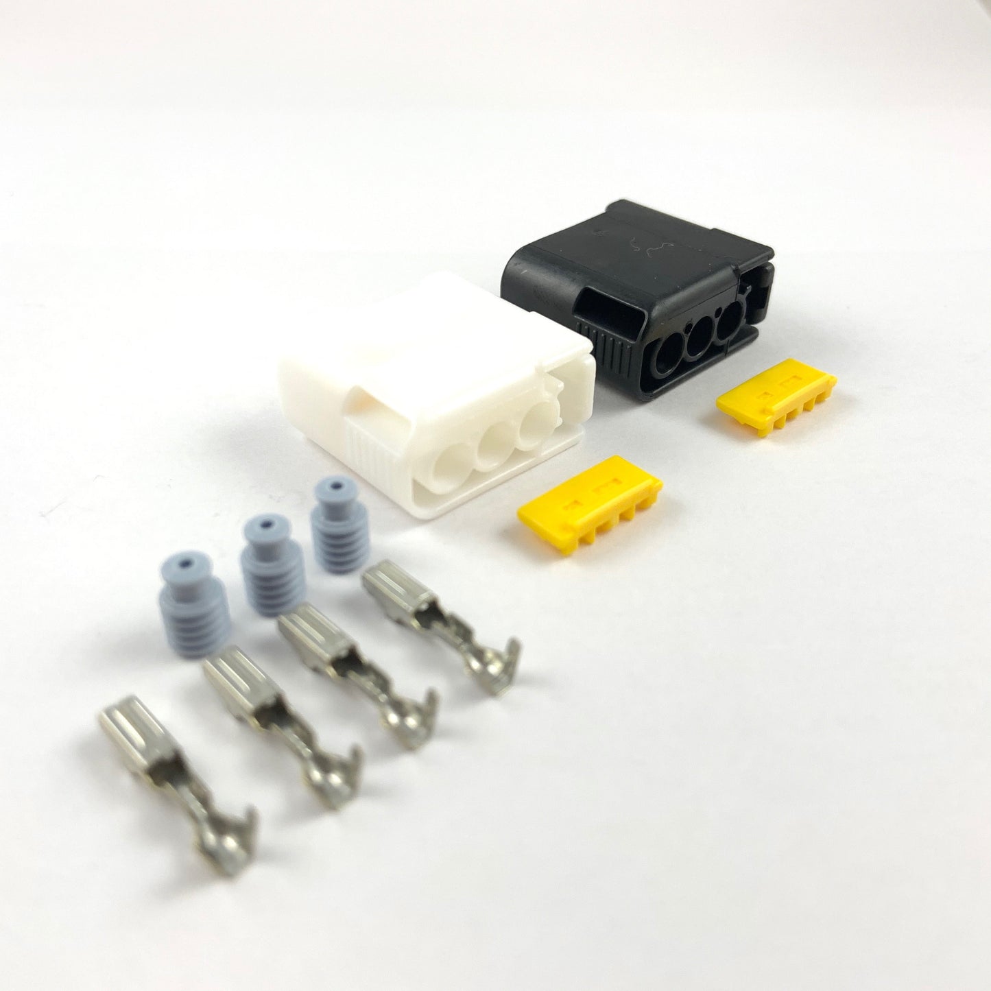 3-Way Black + White Connector Kit for Subaru Impreza WRX STI EJ20 EJ25 Ignition Coil (22-20 AWG) Carrot Top Tuning