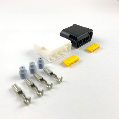 3-Way Black + White Connector Kit for Subaru Impreza WRX STI EJ20 EJ25 Ignition Coil (22-20 AWG) Carrot Top Tuning