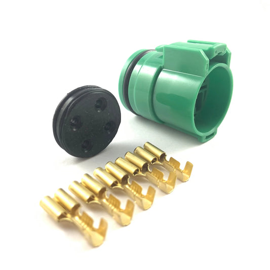 Honda OBD1 4-Pin Alternator Connector & Terminal Kit (Round Green) VTI