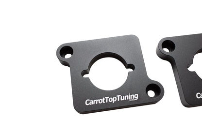 CNC Billet 1.8T to 2.0T / R8 Coil Pack Adapters Spacers VW GTI JETTA GOLF PASSAT | AUDI A4 A6 TT | Black Carrot Top Tuning