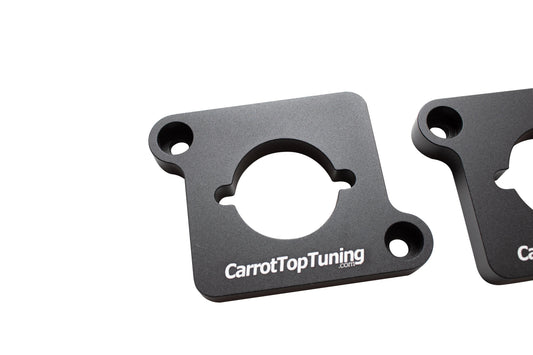 CNC Billet 1.8T to 2.0T / R8 Coil Pack Adapters Spacers VW GTI JETTA GOLF PASSAT | AUDI A4 A6 TT | Black Carrot Top Tuning