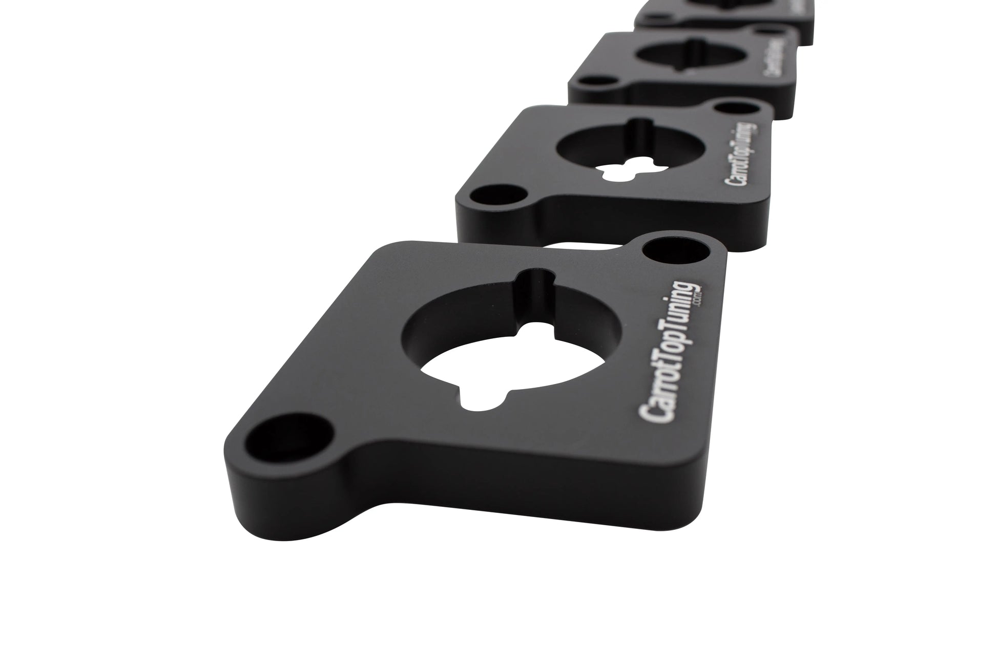 CNC Billet 1.8T to 2.0T / R8 Coil Pack Adapters Spacers VW GTI JETTA GOLF PASSAT | AUDI A4 A6 TT | Black Carrot Top Tuning