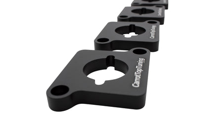 CNC Billet 1.8T to 2.0T / R8 Coil Pack Adapters Spacers VW GTI JETTA GOLF PASSAT | AUDI A4 A6 TT | Black Carrot Top Tuning