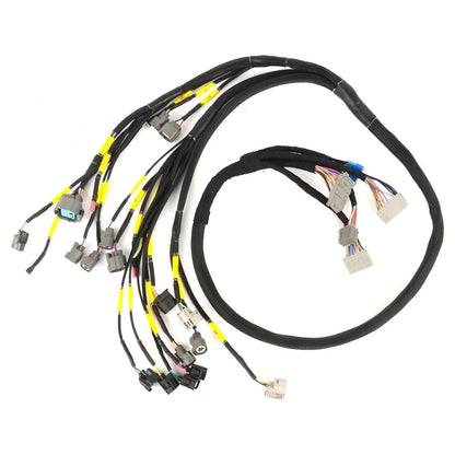D & B-Series OBD2 Engine Tucked Engine Harness Kit w/ Subharness | 88 - 91 EF CRX Carrot Top Tuning