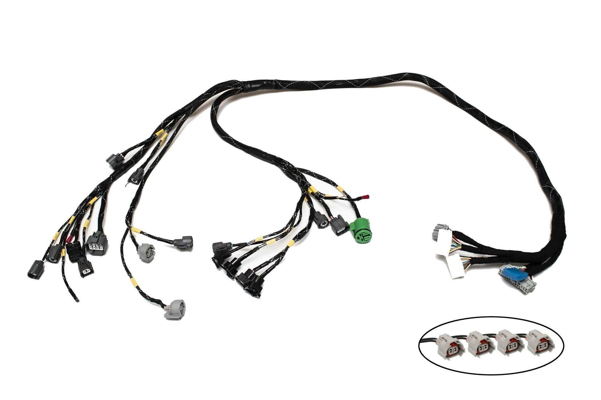 D & B-Series OBD1 Tucked Engine Harness Kit w/ Subharness | 92-93 GSR Integra Carrot Top Tuning