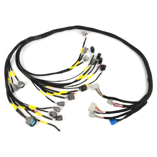 D & B-Series OBD2 Engine Tucked Engine Harness Kit w/ Subharness | 92-93 GSR Integra Carrot Top Tuning