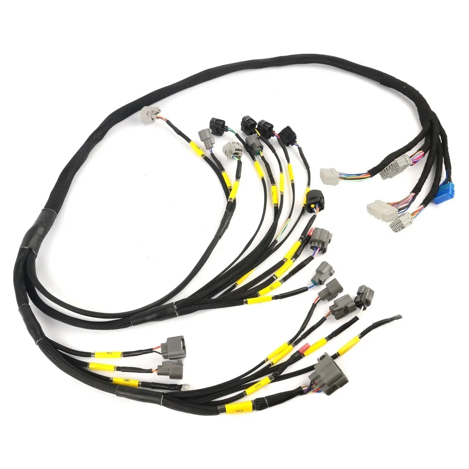 D & B-Series OBD2 Engine Tucked Engine Harness Kit w/ Subharness | 92-93 GSR Integra Carrot Top Tuning