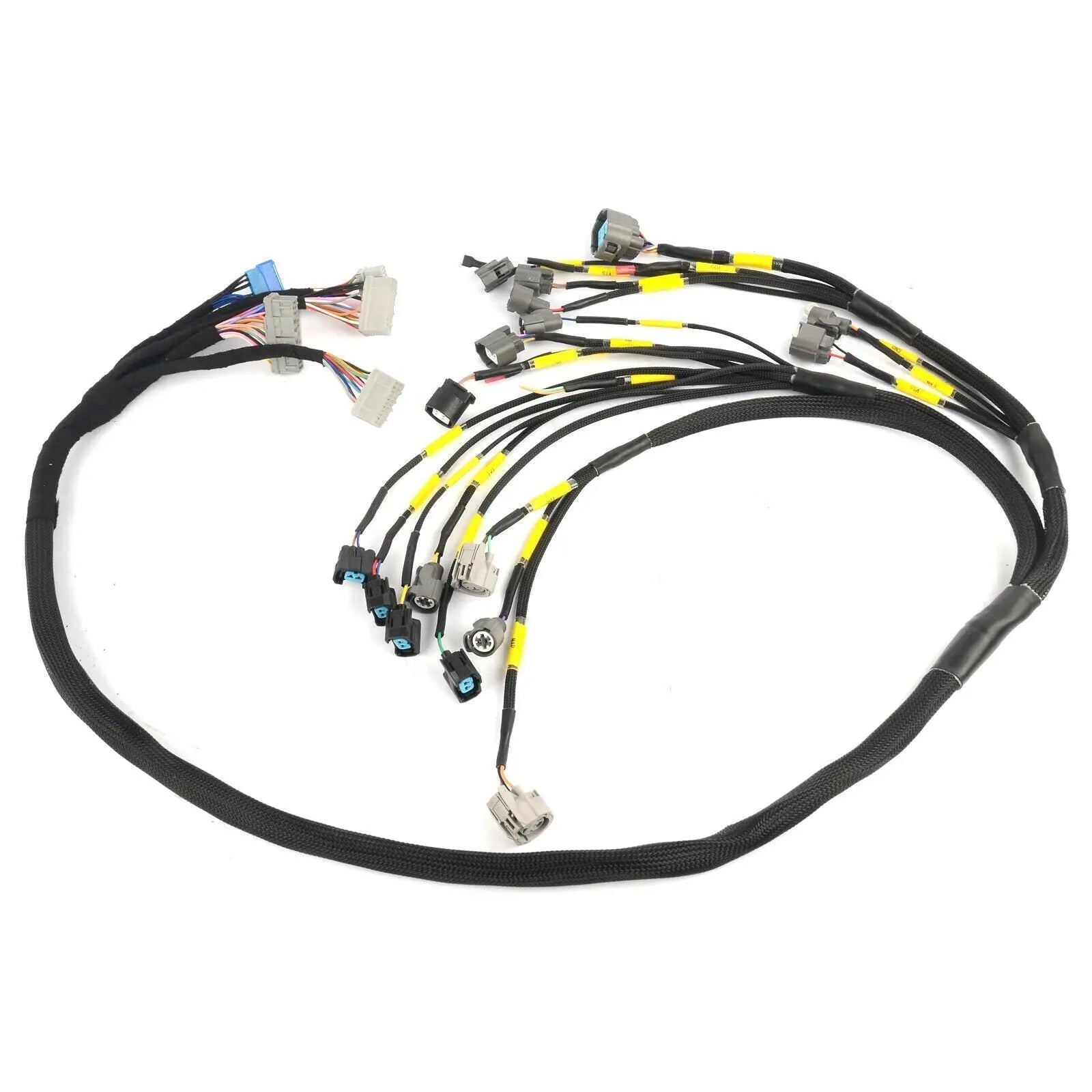 D & B-Series OBD2 Engine Tucked Engine Harness Kit w/ Subharness | 92-93 GSR Integra Carrot Top Tuning