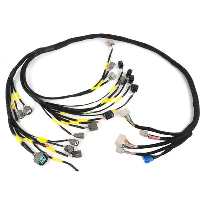 D & B-Series OBD2 Engine Tucked Engine Harness Kit w/ Subharness | 92-93 NON GSR Integra Carrot Top Tuning