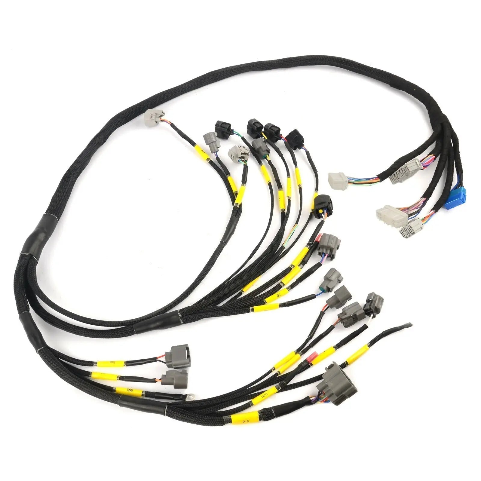 D & B-Series OBD2 Engine Tucked Engine Harness Kit w/ Subharness | 92-93 NON GSR Integra Carrot Top Tuning