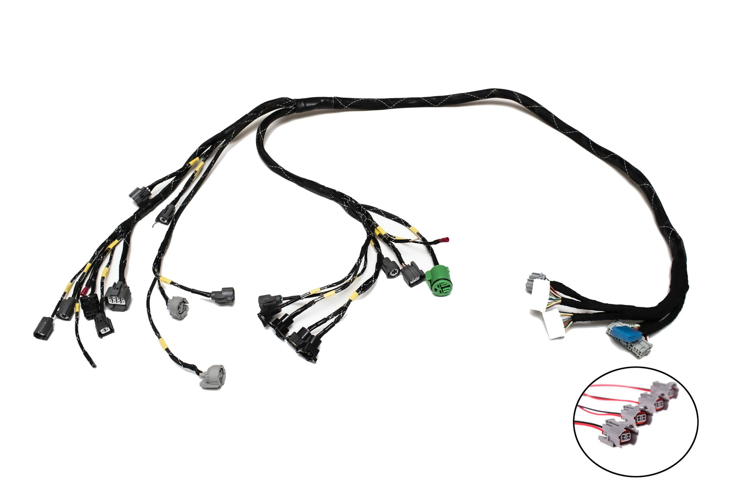 D & B-Series OBD1 Tucked Engine Harness Kit w/ Subharness | 96-98 Civic EK Carrot Top Tuning