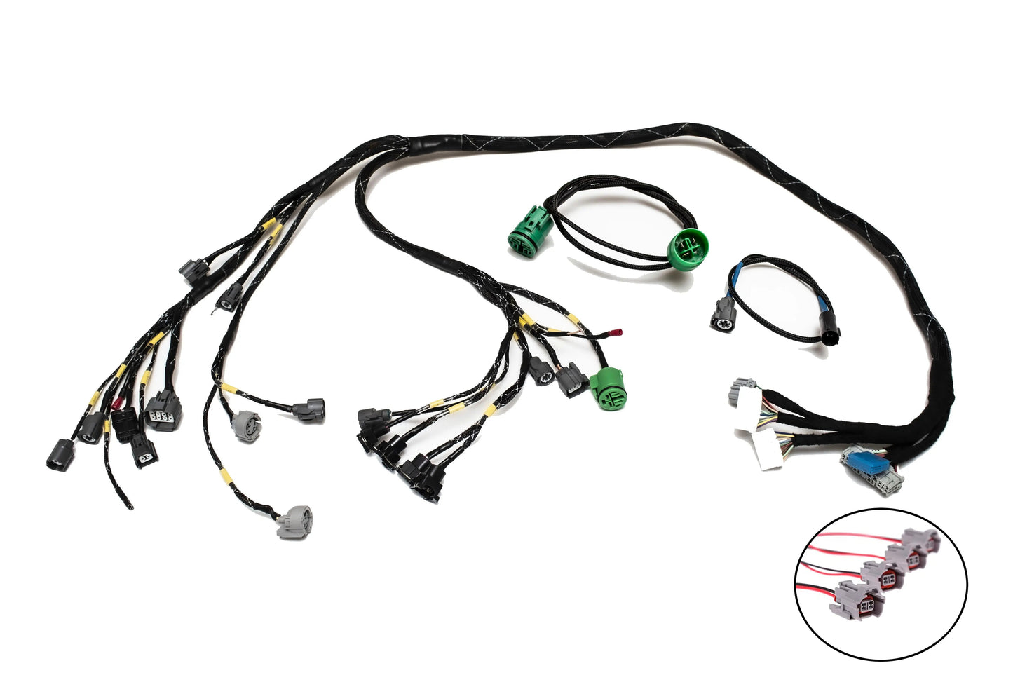 H-Series H2B OBD2A Tucked Engine Harness Kit w/ Subharness | 96-98 Civic EK Carrot Top Tuning