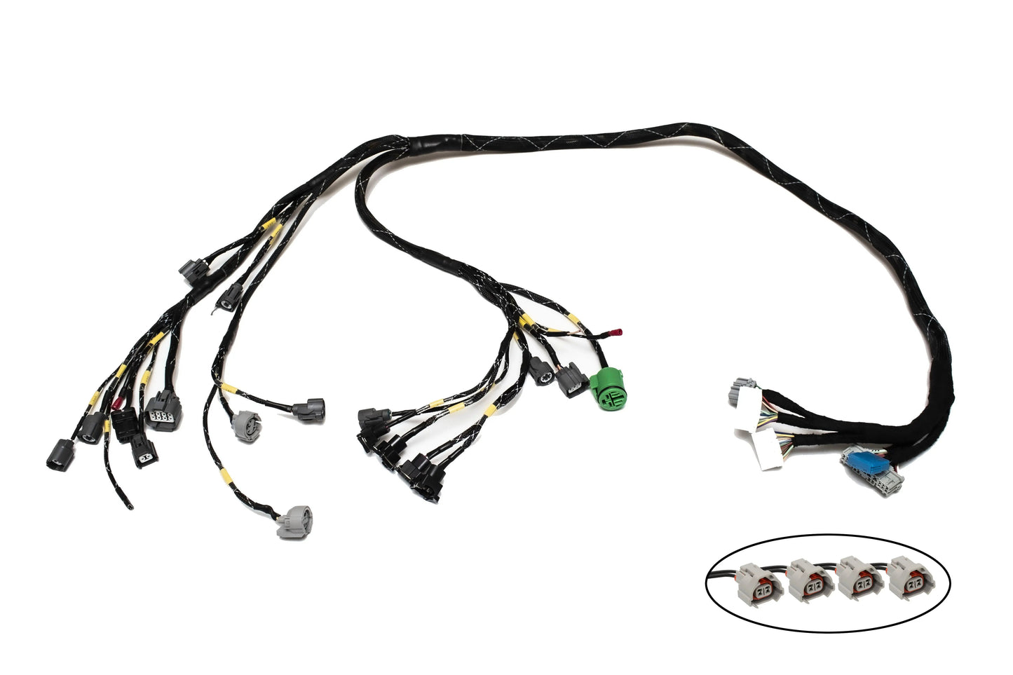 D & B-Series OBD1 Tucked Engine Harness Kit w/ Subharness | 96-99 Acura Integra DC Carrot Top Tuning