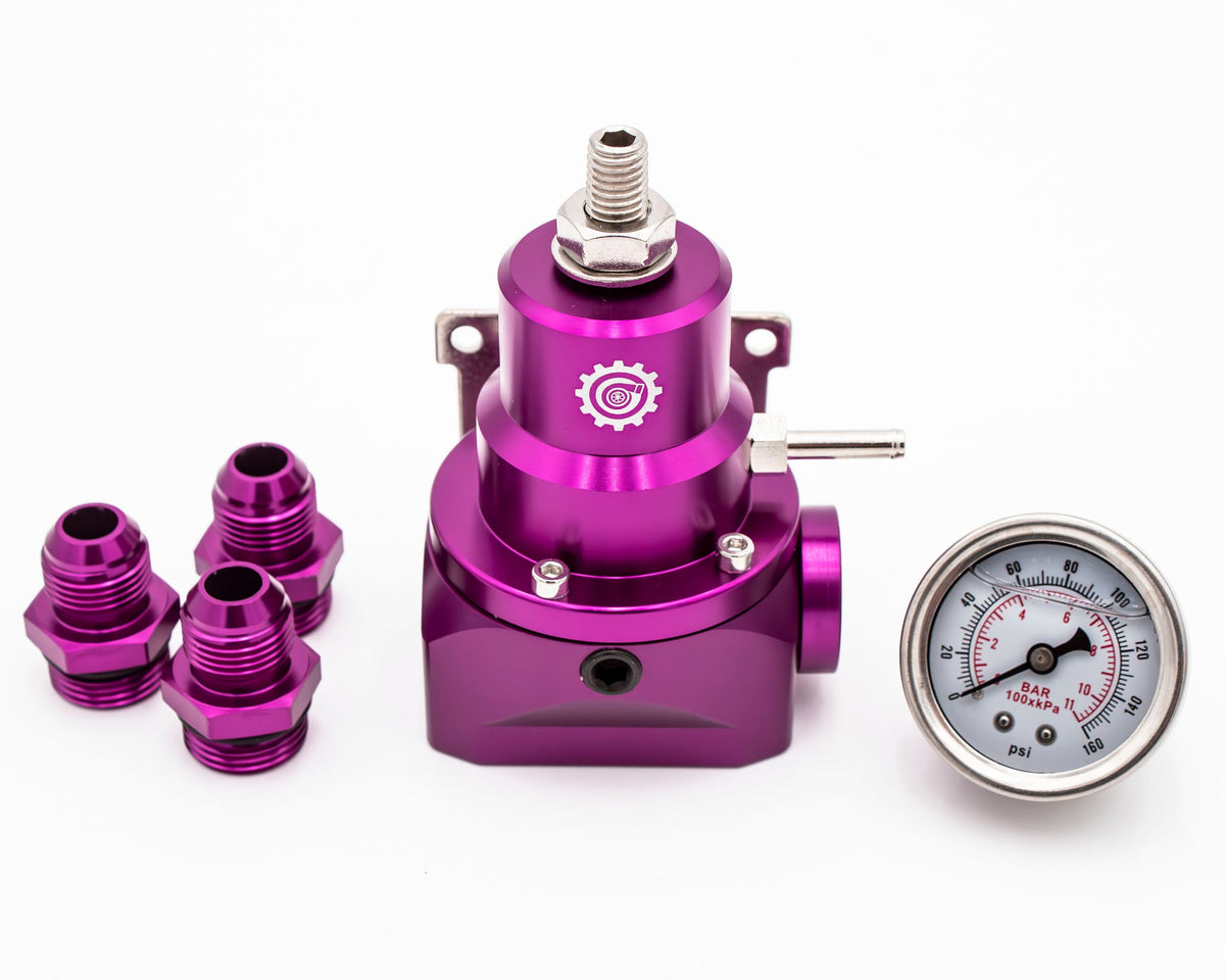 AN8 AN10 Adjustable Fuel Pressure Regulator FPR - Universal Carrot Top Tuning