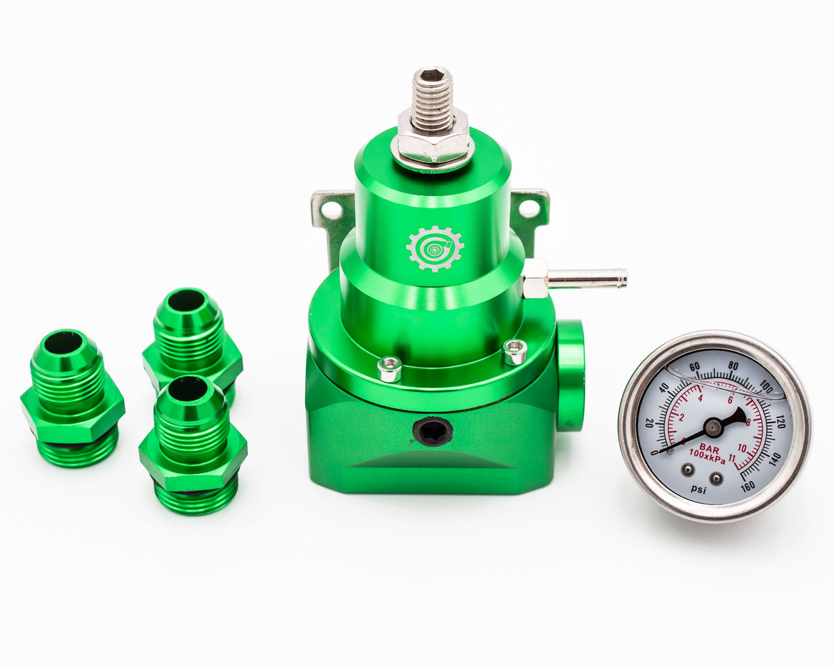 AN8 AN10 Adjustable Fuel Pressure Regulator FPR - Universal Carrot Top Tuning