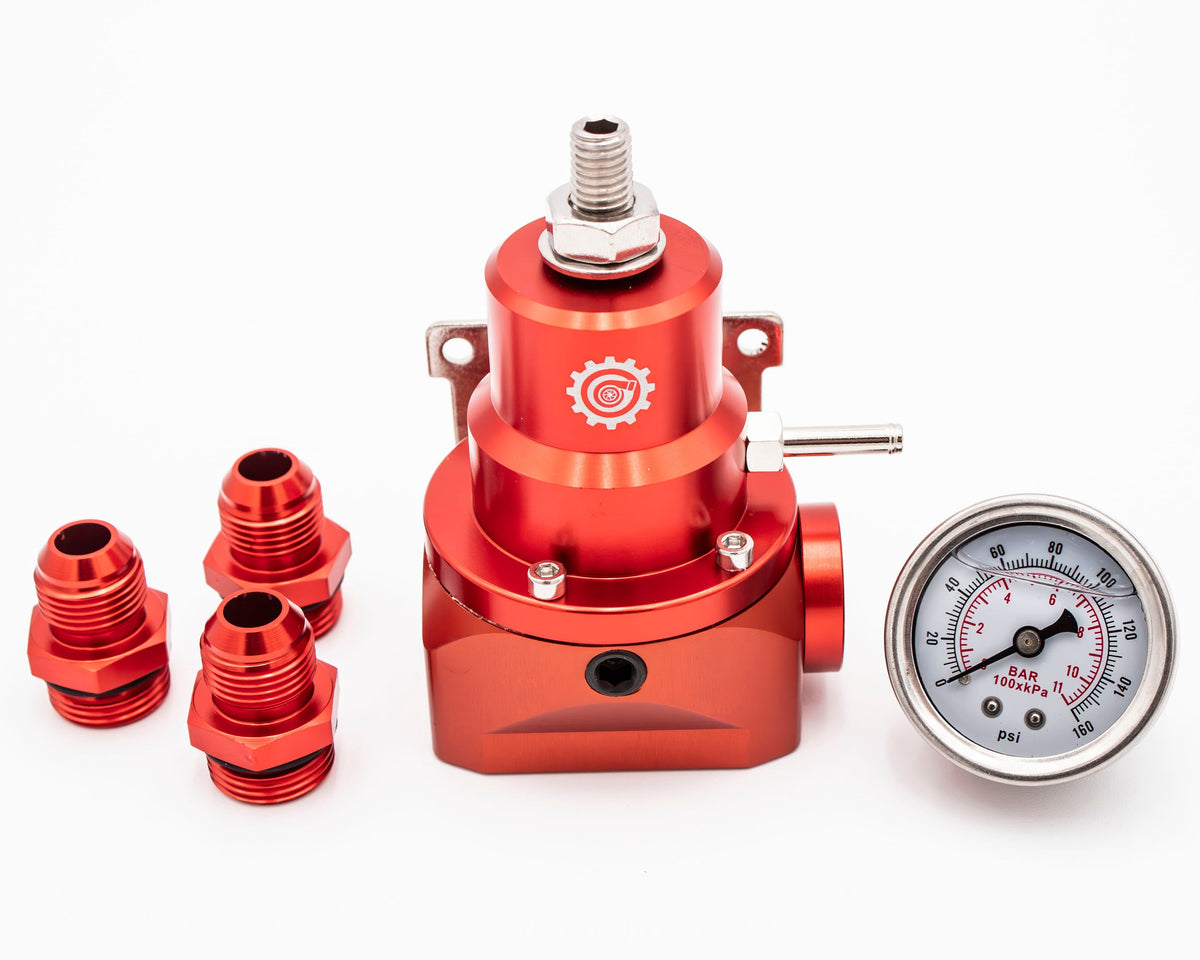 AN8 AN10 Adjustable Fuel Pressure Regulator FPR - Universal Carrot Top Tuning