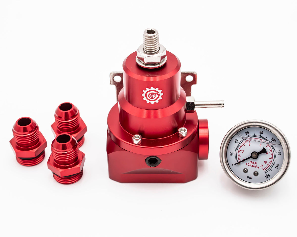 AN8 AN10 Adjustable Fuel Pressure Regulator FPR - Universal Carrot Top Tuning