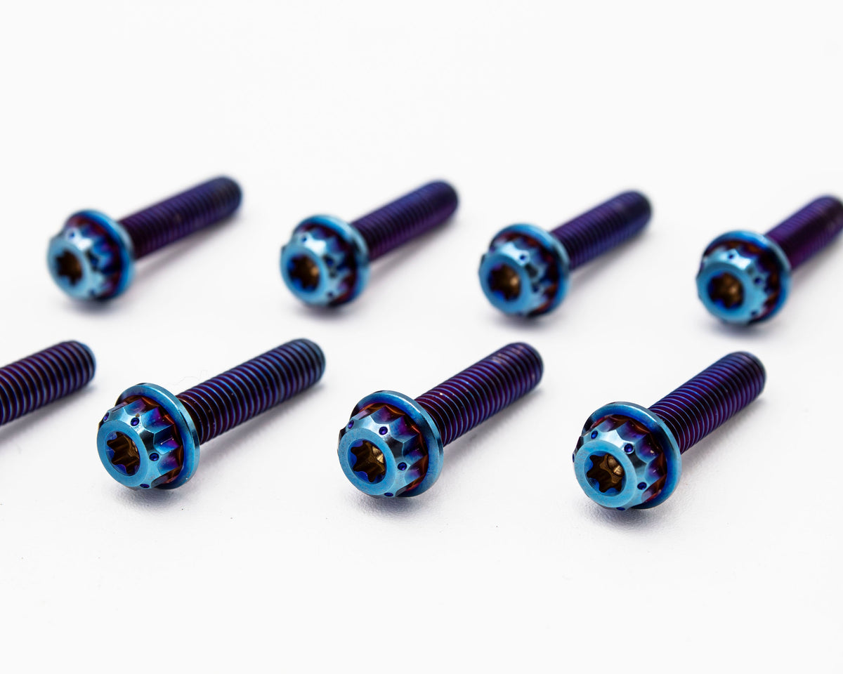 Burnt Titanium Intake Manifold Bolt Kit 12PT – M6 – VW / AUDI 1.8T - 10 pcs Carrot Top Tuning
