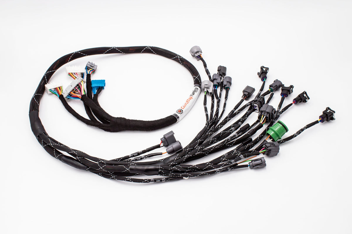 D & B-Series OBD1 Tucked Engine Harness Kit w/ Subharness | 00-01 Acura Integra DC Carrot Top Tuning