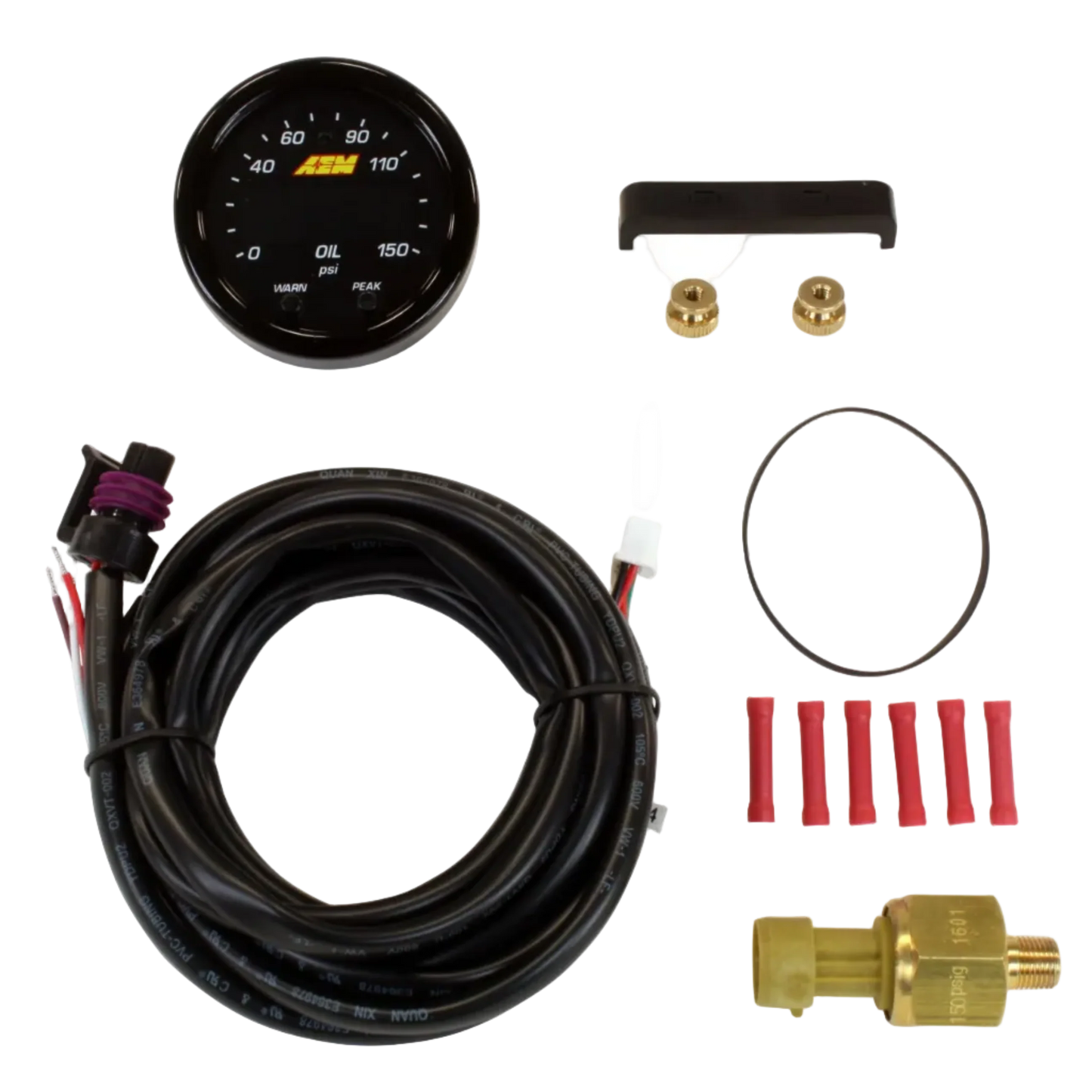 AEM X-Series Fluid Pressure Gauge Kit OxyTuned