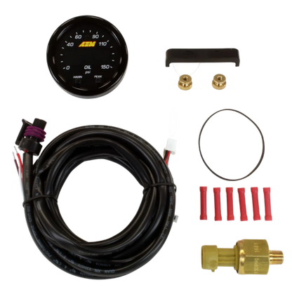 AEM X-Series Fluid Pressure Gauge Kit OxyTuned