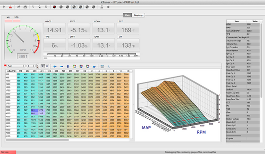 KTuner End-User [ In-ECU System ] Custom Programmed Basemap File