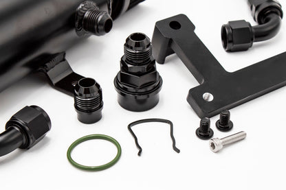 Oil Catch Can Kit + CNC Billet Mounting Bracket 1.8T VW MK4 Audi TT V1.2 - OEM Valve Cover Fitment Carrot Top Tuning